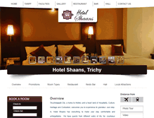 Tablet Screenshot of hotelshaans.com